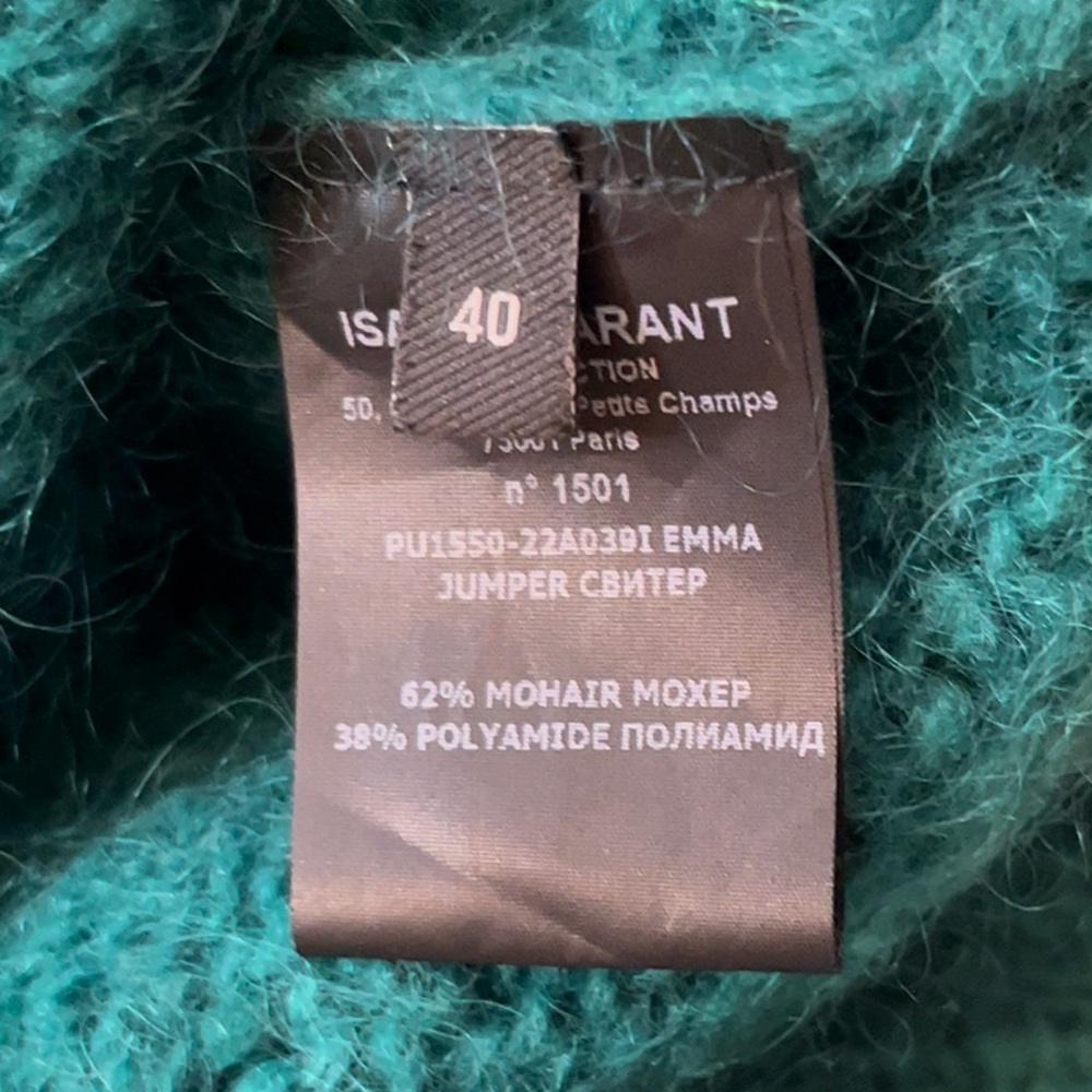 Isabel Marant Women’s Emma Mohair Blend Sweater Size 40 (US Large) - Picture 6 of 9